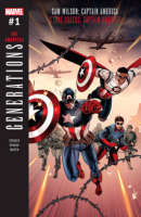 Generations: Sam Wilson Captain America &amp; Steve Rogers Captain America (2017) #001