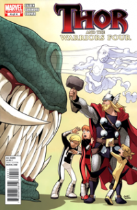 Thor And The Warriors Four (2010) #004