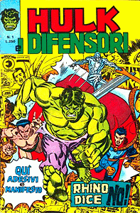 Hulk e I Difensori (1975) #001
